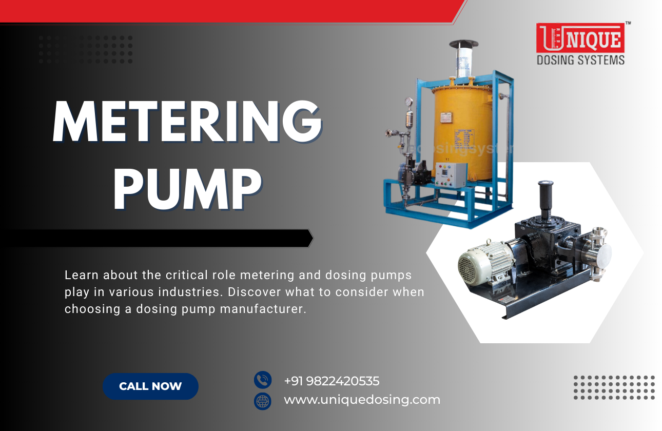 Understanding Metering and Dosing Pumps: What to Look for in Manufacturers