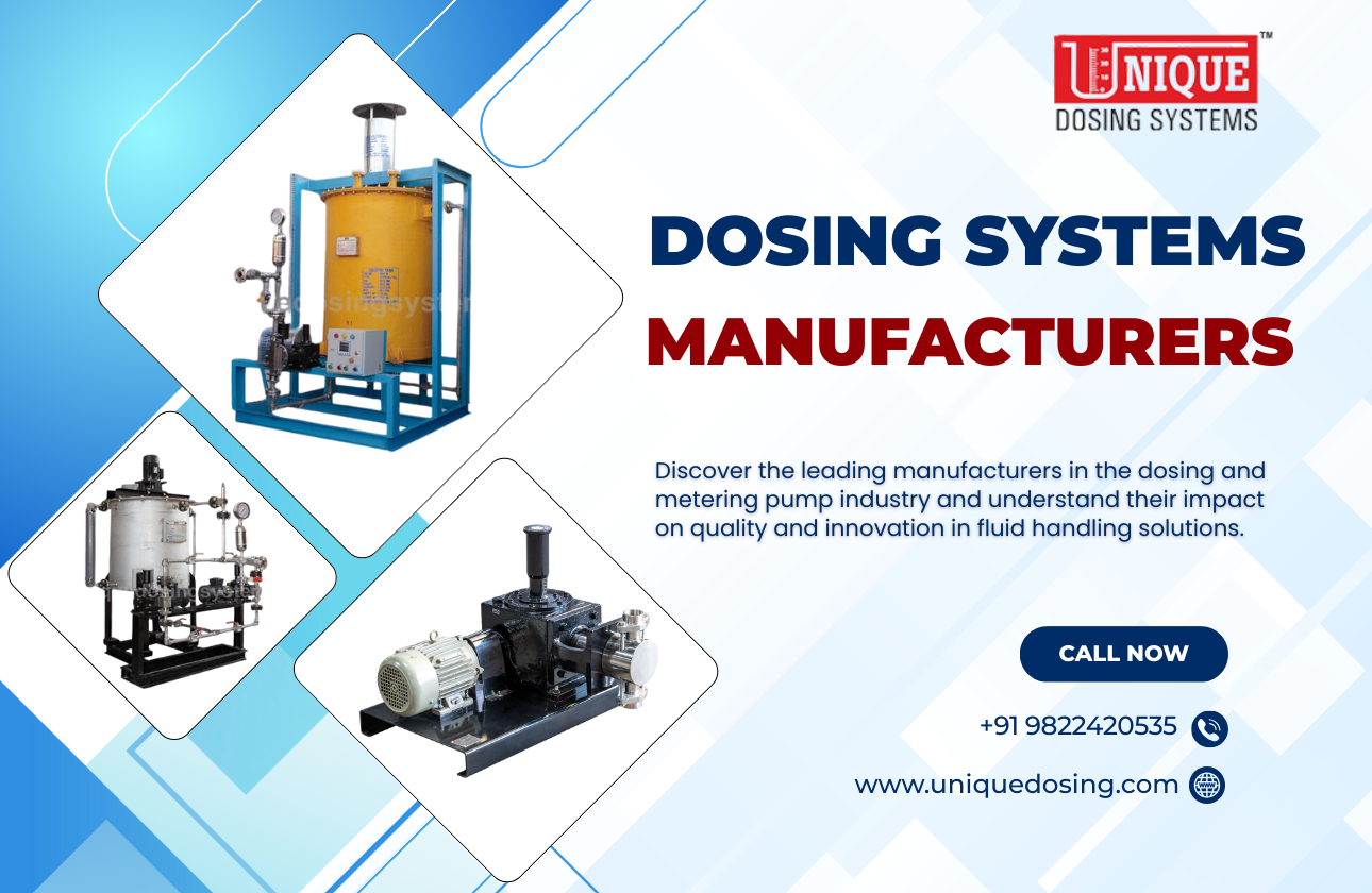 Exploring the Top Dosing Pump, Metering Pump, and Dosing System Manufacturers