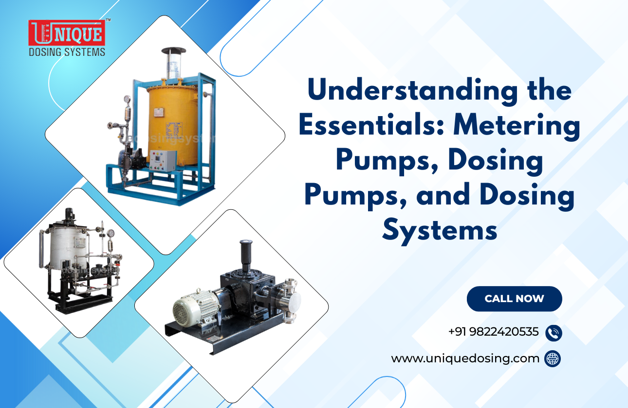 Understanding the Essentials: Metering Pumps, Dosing Pumps, and Dosing Systems