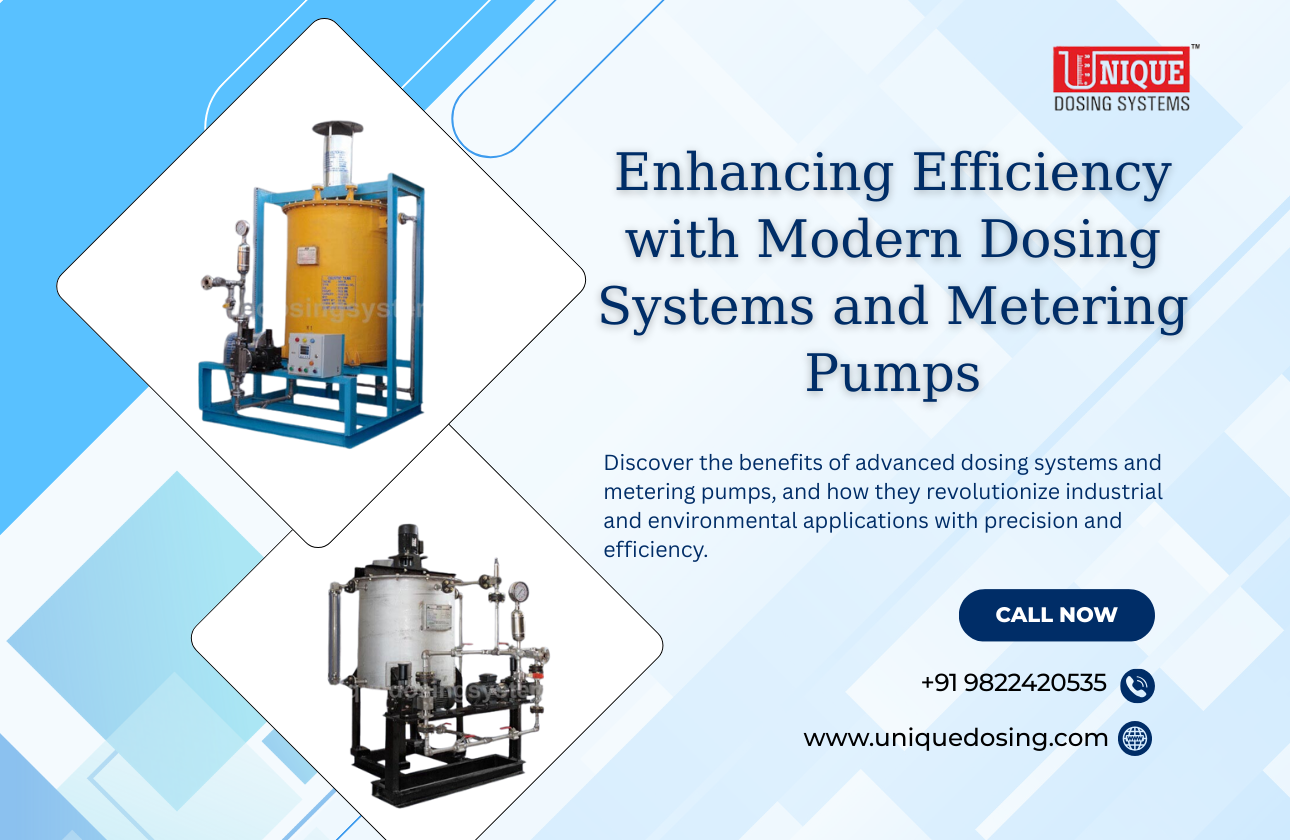 Enhancing Efficiency with Modern Dosing Systems and Metering Pumps