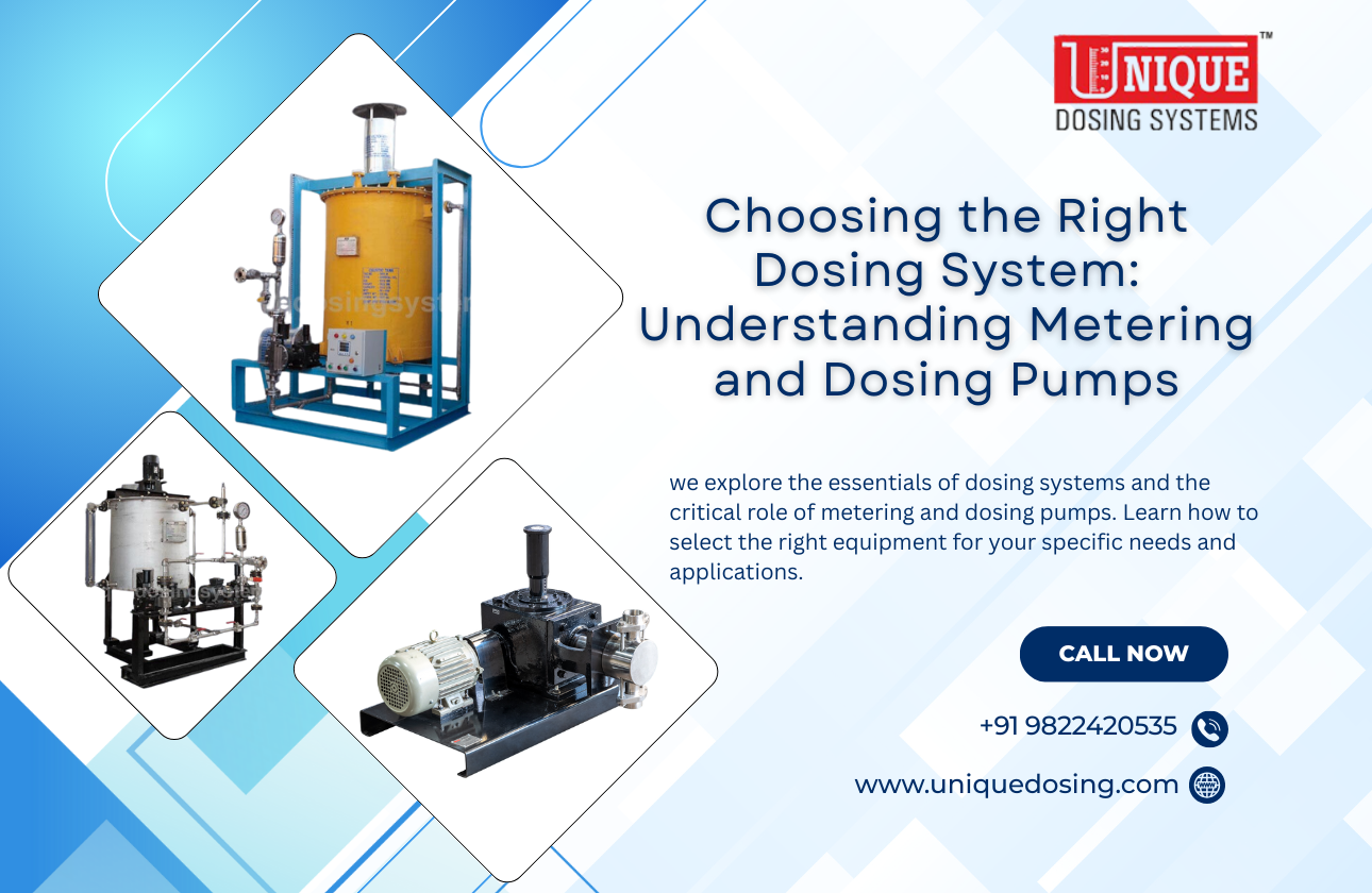 Choosing the Right Dosing System: Understanding Metering and Dosing Pumps